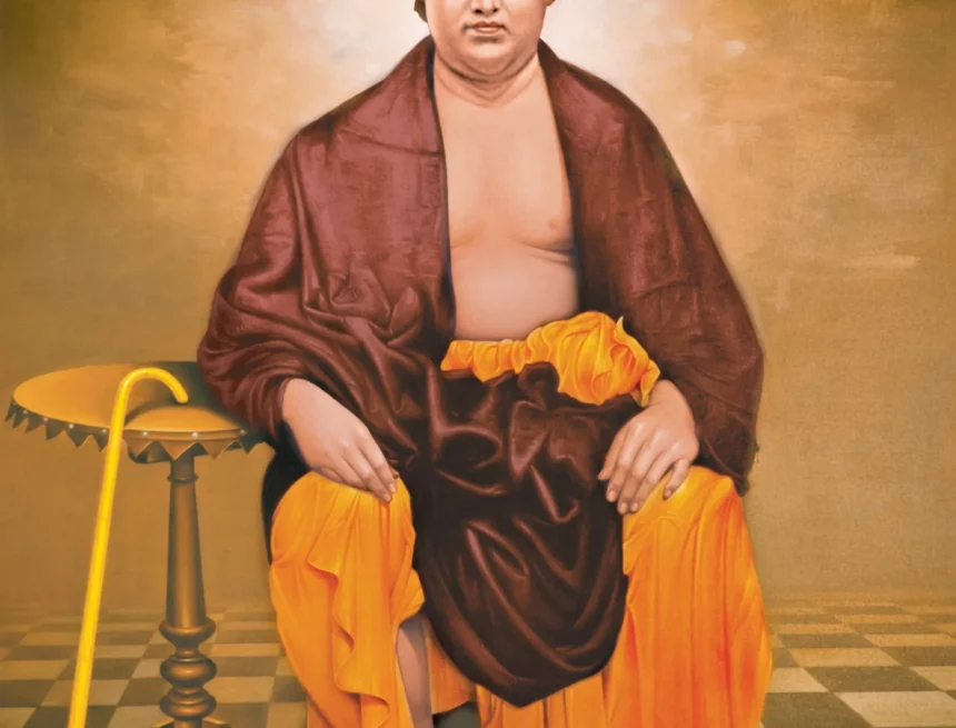 13278083275_9a363887c7_o_Maharishi_Dayanand_Saraswati_Flickr Maharishi Dayanand Saraswati, Arya Samaj, Hindu Philosophy, Vedic Scholar, Spiritual Leader, Indian Sage, Religious Reform, Saffron Turban, Traditional Attire, Hinduism, Dharma Meaning