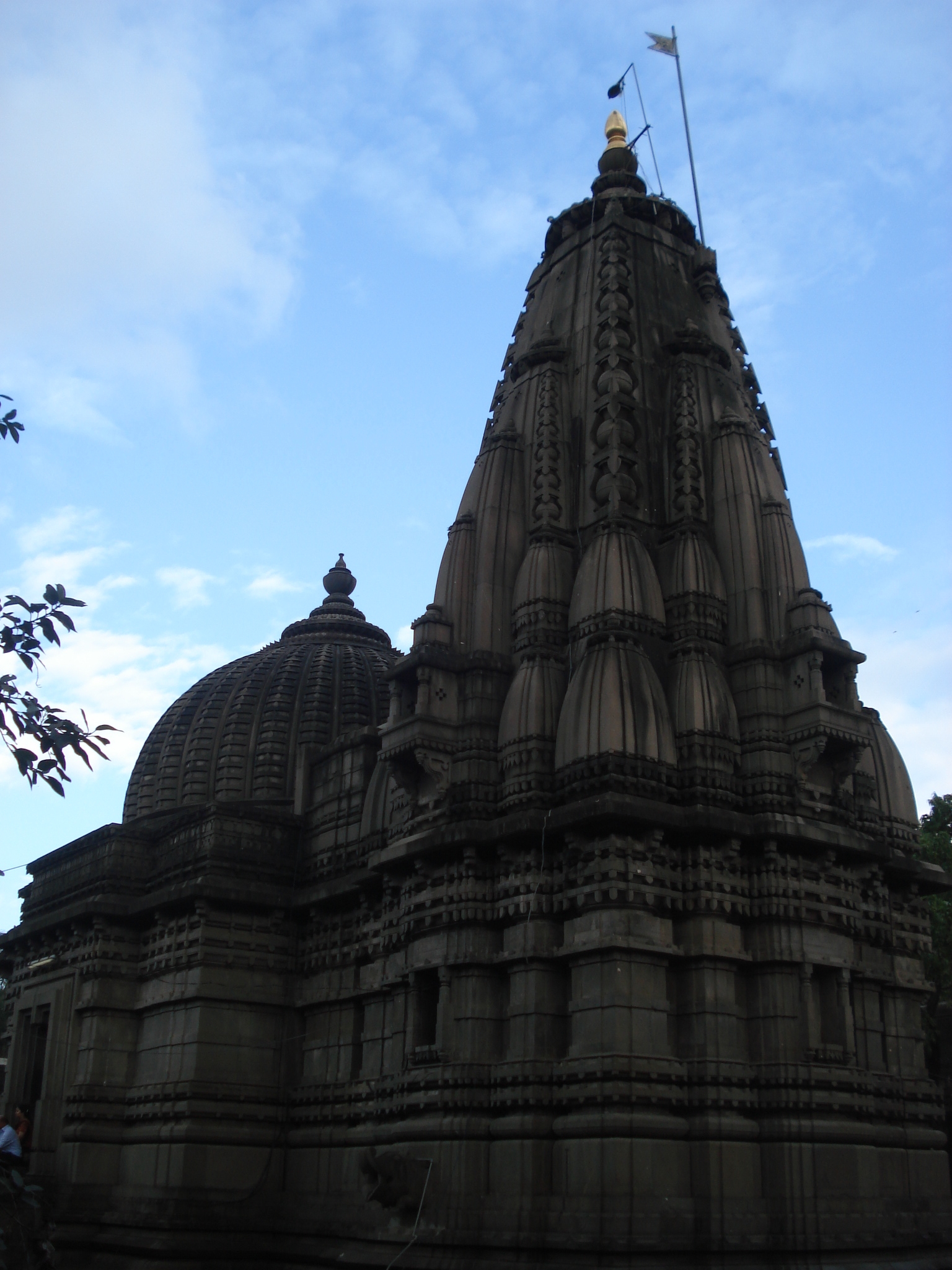 Kalaram Temple, temple spires, Nashik, Hindu architecture, religious site, Indian culture, architectural detail