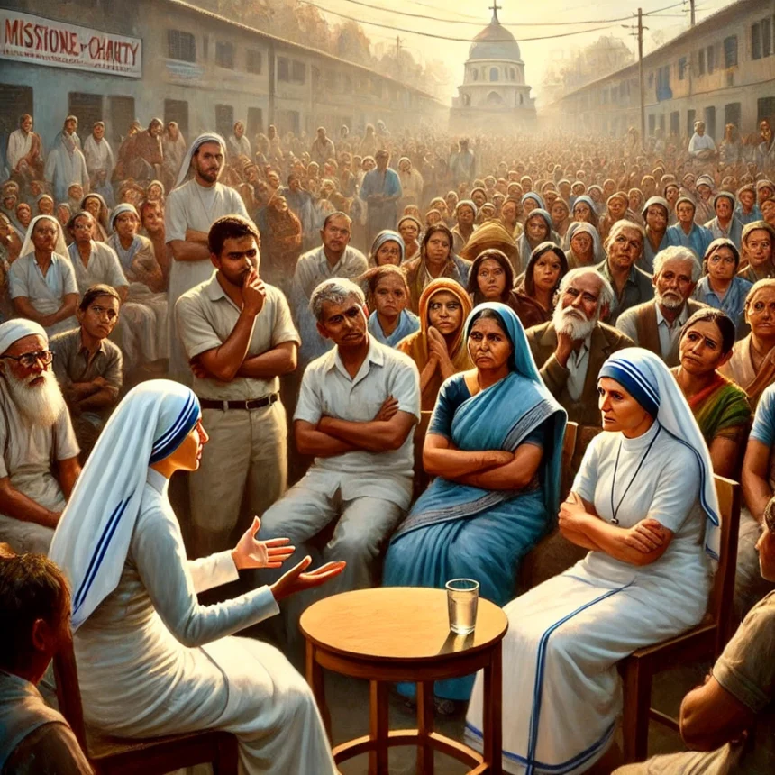 Sister Nirmala, Missionaries of Charity, controversy, debate, ethical issues, community meeting, Kolkata, serious discussion, public scrutiny, diverse opinions