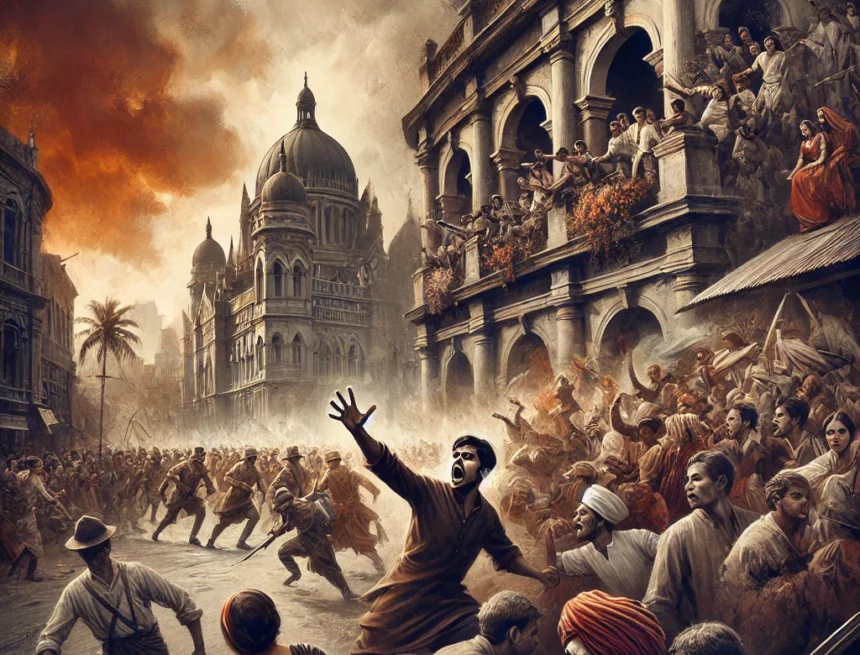 Direct Action Day, Calcutta 1946, historical event, communal riots, Partition of India, British India, unrest, political demonstration