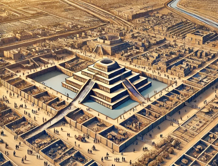 Lothal, Indus Valley Civilization, ancient urban planning, historical city layout, advanced engineering, Indian history, market scenes, ancient architecture, decimal system, cultural heritage