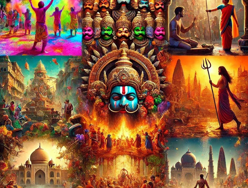 Hindu festivals, Holi, Dussehra, Kartik Purnima, Devshayani Ekadashi, cultural celebration