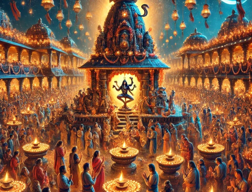 LordShiva, HinduFestival, DevotionalGathering, TempleCelebration, CosmicDance, Festivals of Lord Shiv