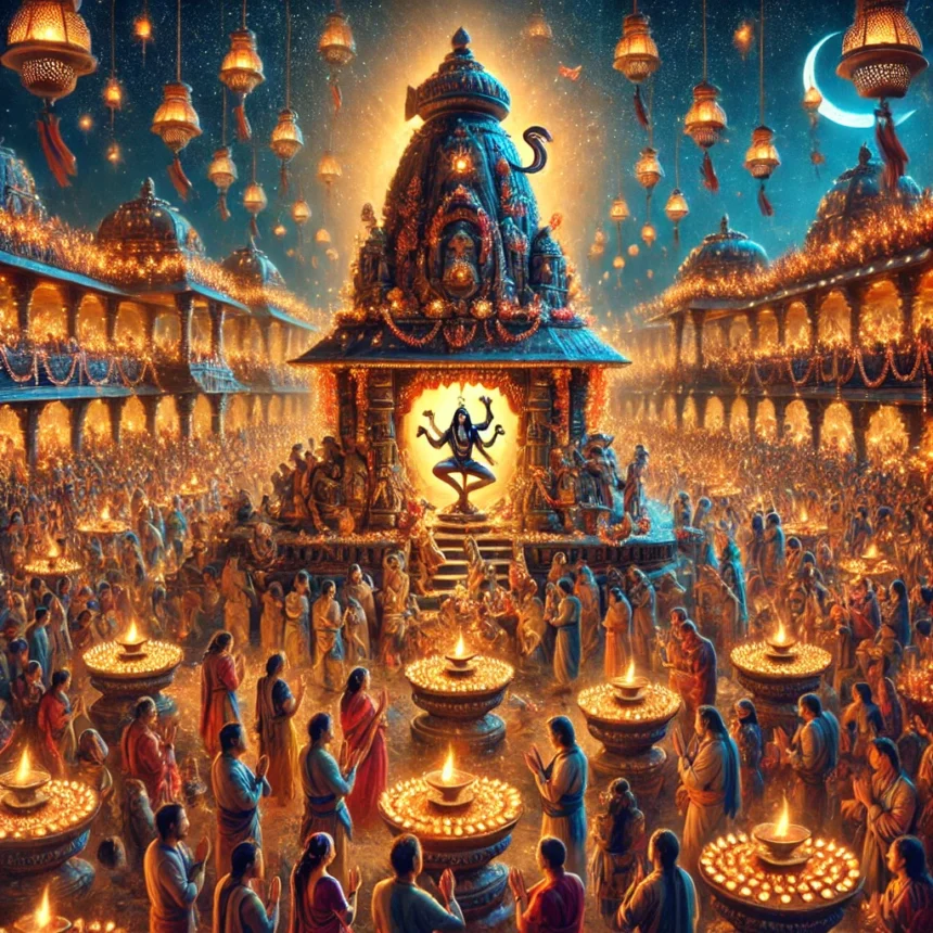 LordShiva, HinduFestival, DevotionalGathering, TempleCelebration, CosmicDance, Festivals of Lord Shiv