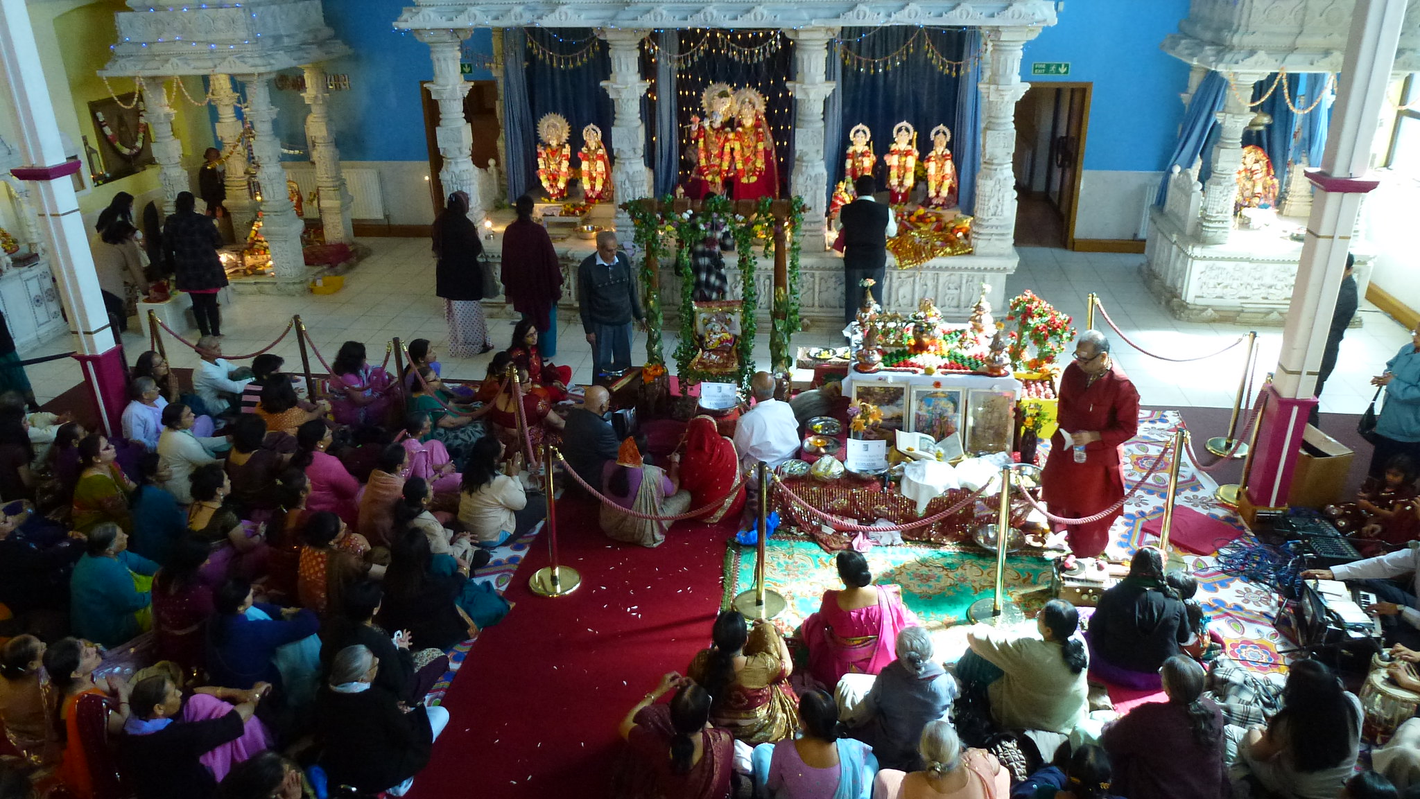 Sanatan Mandir, Leicester, Ramnavami, mass prayer, Hindu festival