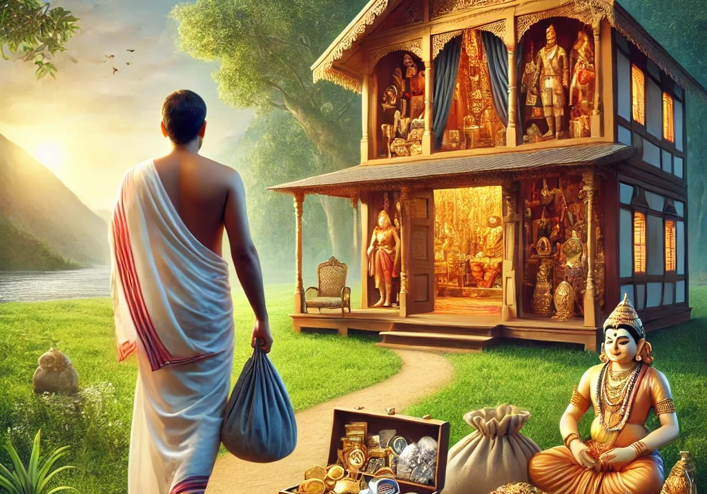 spirituality, renunciation, material wealth, spiritual journey, enlightenment, Indian culture, Yoga Beyond Gunas Attachment