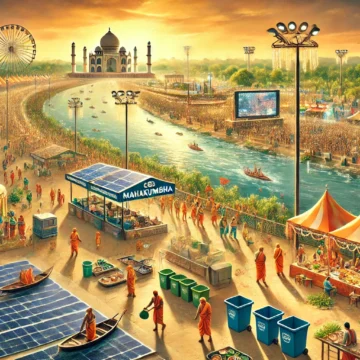 Mahakumbh 2025, Sustainable Festival, Eco-Friendly Events, Green Gatherings, Plastic Free Mela, Mahakumbh Mela 2025