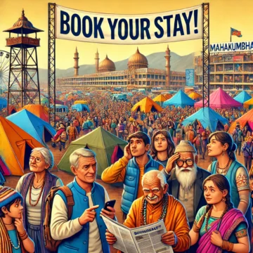 Mahakumbha, festival, accommodation, pilgrims, tents, homestays, busy, crowded, travel, cultural event, booking challenges, Mahakumbha Mela