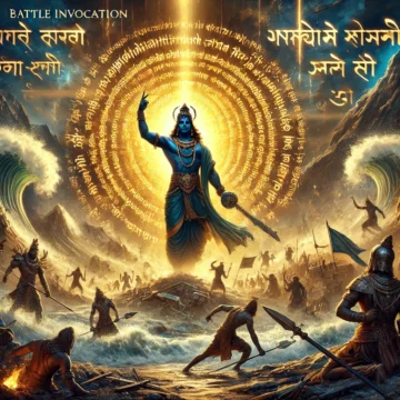 Indra, Rigveda, Indra Suktas, Vedic iconography, vajra, divine warrior, Airavata, battle invocation, Hindu deities, dharma vs adharma, Sanskrit verses, Vedic symbols, Hindu art, cosmic symbolism