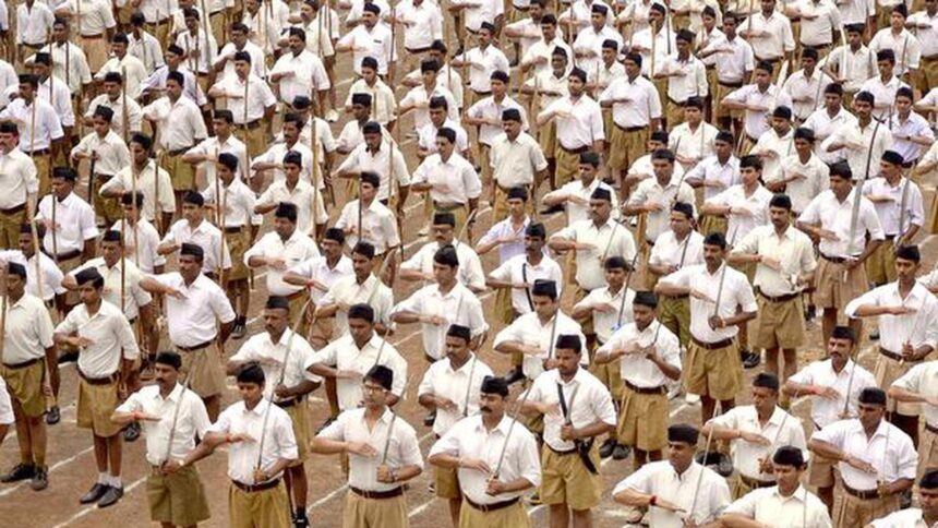 RSS, shakha, discipline, volunteers, prayer, unity, HinduinfoPedia, Sarve Bhavantu Sukhinah