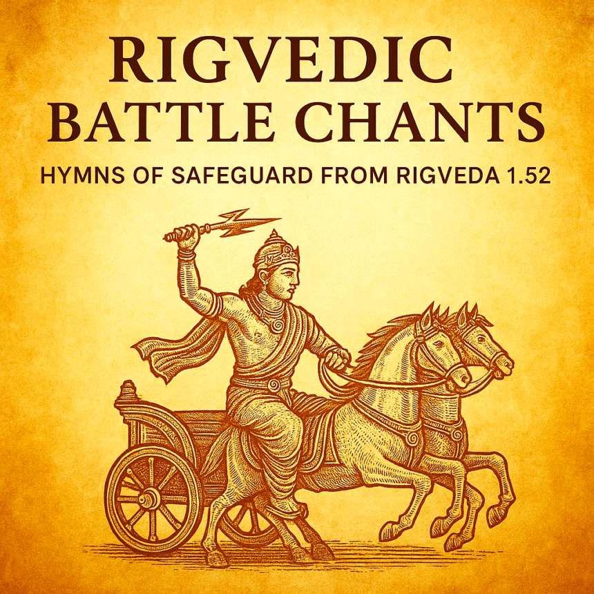 Rigveda, Indra, Vedic chants, battle hymns, thunderbolt, vajra, Hindu deity, spiritual protection, Rivedic Battle Chants