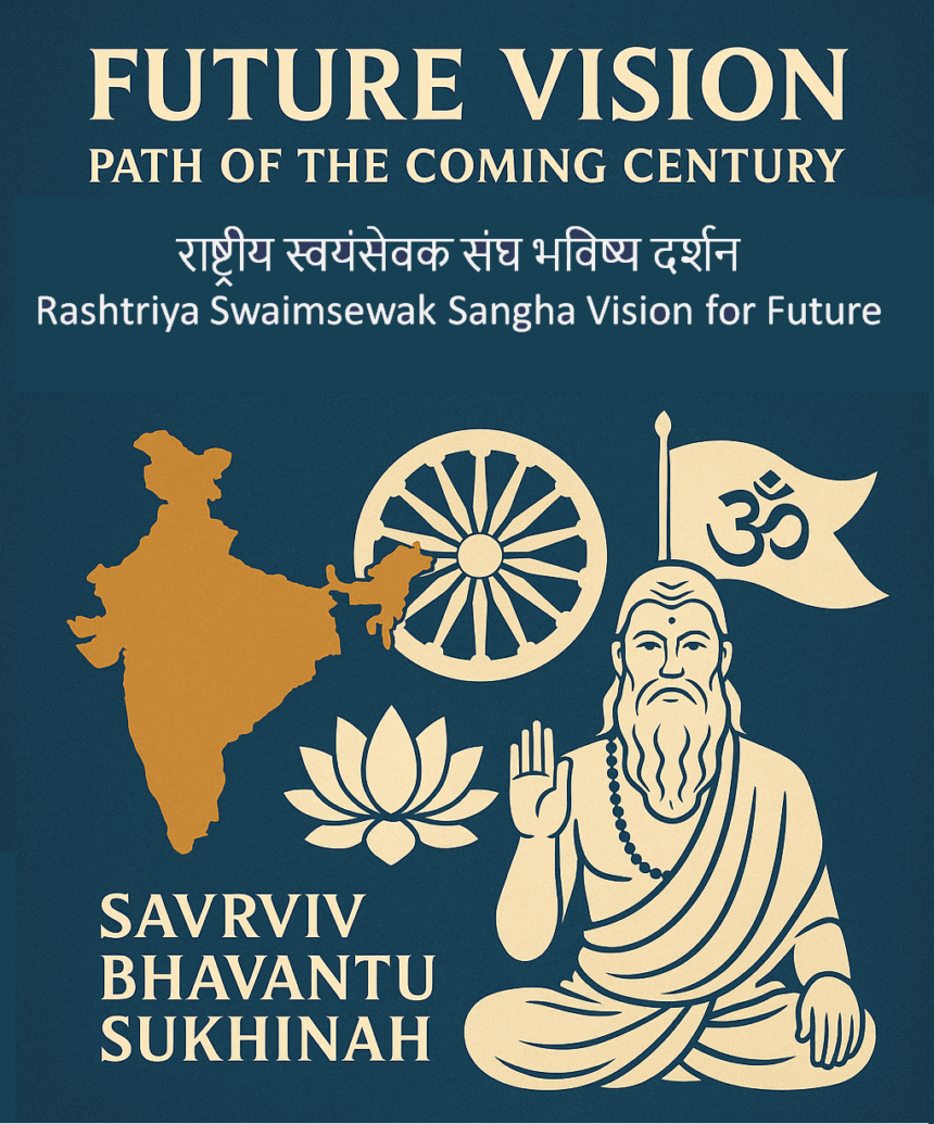 India, RSS, global vision, HinduinfoPedia, unity, leadership, future, century, progress, spirituality, Sankalp Patra, nationalism