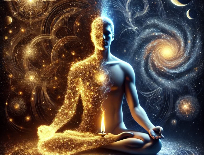 Yoga Sutra 1.19, Bhava Pratyaya, Videha Yogis, Prakriti Laya, Samadhi, Viveka Khyati, Spiritual Discernment, Yoga Philosophy, Kaivalya, Patanjali Yoga, Meditation States, Non Attachment, Sankhya Philosophy, Cosmic Consciousness, Spiritual Liberation, Bhava Pratyaya Videha