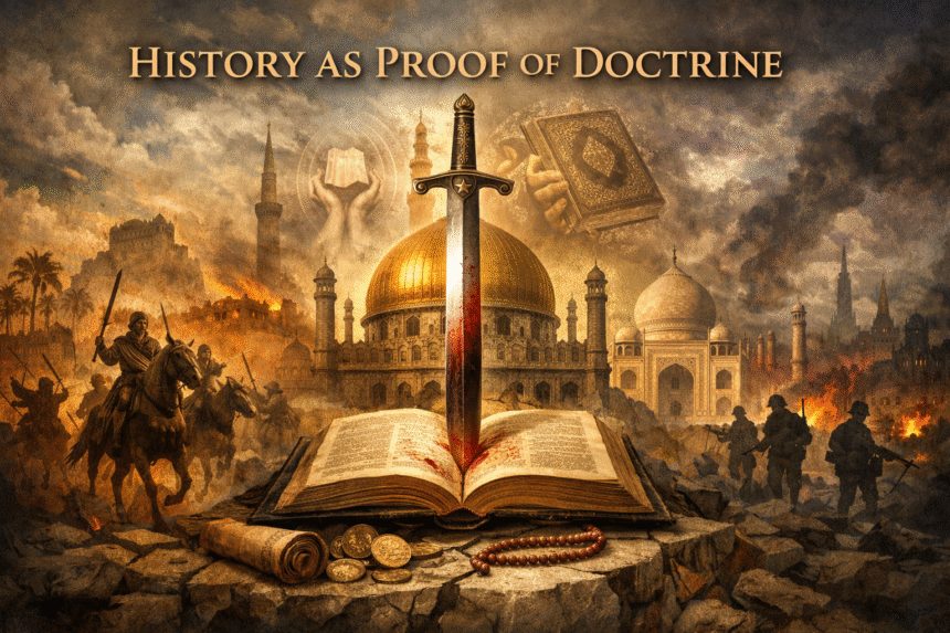 Islamic authority, religious power, history and doctrine, civilizational conflict, medieval conquest, modern conflict, demographic change, ideological enforcement, historical continuity