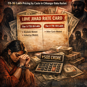 Love Jihad investigation, caste based pricing, forced religious conversion, organized conversion racket, human trafficking India, religious coercion, Hindu women targeting, conversion economics, investigative journalism India, ATS investigation, institutional corruption, demographic warfare, illegal conversions, financial trail, civilizational conflict, लव जिहाद रेट कार्ड