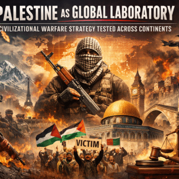Palestine, Kosovo, Kashmir, civilizational warfare, geopolitical strategy, global conflict patterns, demographic warfare, lawfare, narrative warfare, UN politics, international institutions, territorial conflict, ideological warfare, strategic maps, फिलिस्तीन की वैश्विक प्रयोगशाला