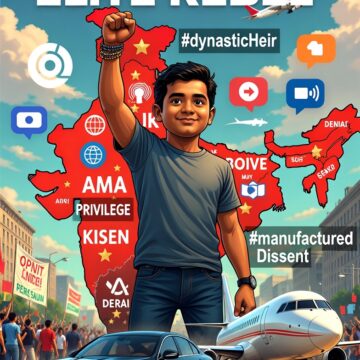 Indo Kids Elite Rebels, zero-risk activism, dynastic heirs, manufactured dissent, privilege rebellion, Indian politics, rebranded rebels, elite activism, political nepotism, designer revolution, Hindu Infopedia, NDA effect, Nepal contrast, credential laundering, victim narrative