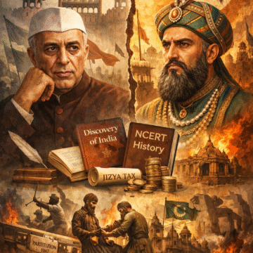 Nehru 5B Hinduinfopedia Jawaharlal Nehru, Aurangzeb, Mughal Empire, Discovery of India, NCERT History, Jizya Tax, Temple Destruction, Partition 1947, Muslim League, Indian Historiography, Political Narrative, Historical Debate, Hindu History, Islamic Rule, Ideological Conflict