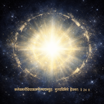 Purusha Vishesha Ishvara Patanjali Yoga Sutra 1.24 Hinduinfopedia Purusha Vishesha, Ishvara, Yoga Sutra 1.24, Patanjali Yoga Sutras, Supreme Consciousness, Samkhya philosophy, pure awareness, klesha karma vipaka ashaya, samsara cycle, sattva guna, Hindu philosophy, Vedic wisdom, meditation art, cosmic spirituality, Indian spiritual philosophy