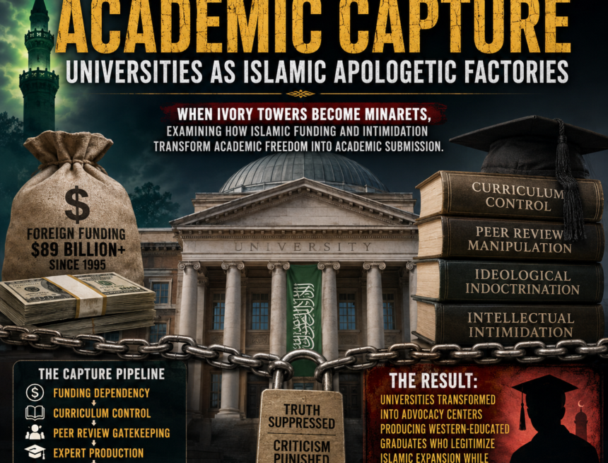 Mohammad 7 HinduinfoPedia Islamic Authority Paradox, academic capture, university influence, higher education, ideological influence, foreign funding, academic freedom, curriculum control, peer review, intellectual intimidation, university governance, ideological indoctrination, institutional capture, academic discourse, knowledge production, policy influence, media influence, research restrictions, higher education debate, geopolitical influence, Western universities, educational institutions, academic censorship, intellectual freedom, feature image